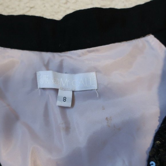 ALICE MCCALL SEQUINED WOOL CARDI SIZE 8 BLACK - Picture 4 of 7